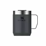 STANLEY 1913 Classic Legendary Camp Mug Thermobecher 0.23L - Hält 1 Stunden Heiß - 2 Stunden Kalt - BPA-Frei - Spülmaschinenfest - Edelstahl Kaffeebecher To Go - Black 2.0