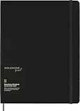 Moleskine Smart Notebook, Smart Writing System, Digitales Notizbuch mit Hardcover, Linierten Seiten und Elastischem Verschluss, Größe Extra-Large 19 x 25 cm, Farbe Schwarz