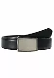LLOYD Men's Belts Gürtel Herrengürtel Ledergürtel Automatikschließe Marine/Blau 8535, Länge:120, Farbe:Blau