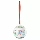 Hutschenreuther Weihnachten Sammelkollektion 2025 Porzellankugel Weihnachtsspiele Weihnachtskugel, Ø 6 cm