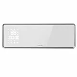 Cecotec Keramisches Wandheizgerät Ready Warm 5350 Power Box Ceramic Connected. 2000 W, LED-Display, Wi-Fi-Steuerung, Fernbedienung, 3 Modi, Oszillation, IP22-Schutz und maximale Sicherheit