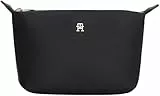 TOMMY HILFIGER Damen Th Icon Washbag Nylon Aw0aw17727 Kulturbeutel, Black (Black)