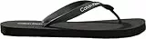Calvin Klein Herren Flip Flops Beach ong Slide Zehentrenner, Schwarz (Triple Black), 43