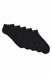 BOSS Herren 5P AS Uni CC Fünferpack Sneakers-Socken aus Baumwoll-Mix mit Branding Schwarz001 43-46