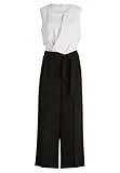 Betty & Co Damen Jumpsuit ohne Arm Patch Black/Cream,44