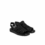 Calvin Klein Jeans – Sandalen im Römer-Stil in Schwarz