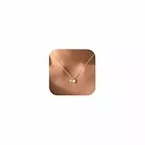 TINGN Herz Kette mit Buchstaben Mädchen - Gold Kette mit Buchstaben L Anhänger für Frauen Geschenke für Frauen Geburtstagsgeschenk für Teenager Mädchen 11 12 13 14 15 16 17 18 Jahre