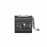 Nilox Air Pump NXOUTDOORPUMP, Tragbarer Luftkompressor Elektrisch Wiederaufladbar, Inflator mit Inflate/Deflate 22 PSI, 5000 mAh Akku, LCD Display, Kompressor Zubehör, für SUP Kajak Camping