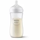 Philips AVENT Babyflasche Natural Response – Babyflasche, 330 ml, BPA-frei, für Babys ab 3 Monaten (Modell SCY906/01)