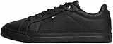 Tommy Hilfiger Herren Court Sneaker Icon Light aus Leder, Schwarz (Black), 42