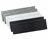 Blooms Haarband Damen Dünn Stirnband Sommer Baumwolle Haarbänder Unifarben Elastisch Headband Antirutsch Headbands Yoga Fitness Arbeit (Schwarz Weiß Grau)