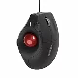 Kensington KB675 Vertikale Trackball Maus kabelgebundene, ergonomisches Design, USB-C/USB-A - Schwarz (K72170WWMY)
