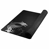 MSI AGILITY GD80 - XXXL Gaming Mauspad, Gaming Oberfläche mit Seidentextur, weiche gesäumte Kanten, rutschfeste Unterlage - 1200 x 600 x 3 mm