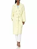 The Drop Damen Noa Trench Coat, Pastellgelb, L