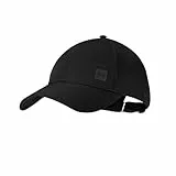 BUFF®| Kappe Summit Männlich Weiblich Erwachsene Verstellbar, Atmungsaktiv, UPF50, Komfortabel, Qualität, Leicht, Flexibel, S/M, Noir