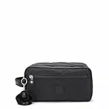 Kipling Agot Kulturbeutel für Damen, Leichter Reise-Organizer, Nylon-Kosmetik-Set, Black Noir, Einheitsgröße, Agot Kulturbeutel für Damen, leicht, Reise-Organizer, Nylon-Kosmetik-Set