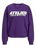 JACK & JONES Jxjackie Ls RLX Print Crew SWT