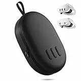 ZOZOVR Tragetasche für Meta Quest 3S/3, kompatibel mit Battery Elite Strap, Controllern und anderem Zubehör, Hartschalenetui mit hervorragendem Schutz für Reisen Schwarz