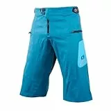 O'NEAL | Kurze Fahrrad-Hose | MTB Mountainbike DH Downhill FR Freeride | Strapazierfähiges Mesh-Material, Stretcheinsätze | Element FR Shorts Hybrid V.22 | Erwachsene | Petrol Blau | Größe 32/48