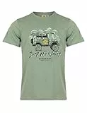 ROADSIGN australia Herren T-Shirt lässiges Motiv mit maritimem Charakter und lockerer Passform grün | 2XL