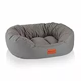 BedDog Hundebett Mittelgroße Hunde - Hundekissen L - Hundekorb - Hundekörbchen - Hundesofa - Hundebetten für Mittelgroße Hunde - Dog Bed - Hunde Bett - Körbchen Hund Alicante-Gewebe