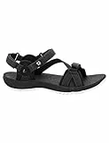 Jack Wolfskin Lakewood Ride Sandal W, Damen Trekking- & Wandersandalen, Schwarz (Black 6000), 37 EU (4 UK)