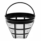 Dauer Kaffeefilter Für 8-12 Tassen Kaffee Filtergröße 4 Mit Edelstahlgewebe Kaffee Dauerfilter Edelstahl Kaffee Filter Mesh Korb Waschbar Kaffeefilter Wiederverwendbar Dauerkaffeefilter