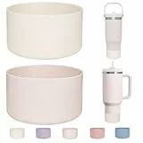 WK IEASON 2 Stück Tumbler Bottom Protector Flask Silikonmanschette für Stanley Quencher adventure 40oz & Stanley IceFlow 20oz 30oz und kompatibel mit Hydro Flask 12oz 21oz 24oz