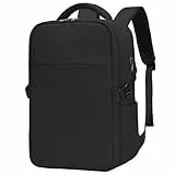 für Ryanair Rucksack 40 x 20 x 25, Handgepäck mit PC-Tasche 14 Zoll, leichter Unisex-Reiserucksack für Damen und Herren, Schwarz , 40x20x25, Ryanair Handgepäck 40x20x25