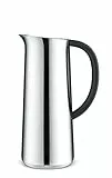 Alessi Nomu NF05 - Design Doppelwandige Isolierkanne,Edelstahl und Termoplastische Harz, 17,00 x 11,70 x 29,00 cm, Silber