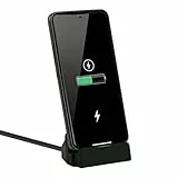 Dockingstation Ladestation USB C, Handy Ladestation, Dockingstation für Smartphones, stabile Ladestation Handy mit verstellbarem Anschluss, Tischladestation für Büro & Nachttisch