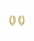 BOSS Jewelry Ohrringe Hinge für Damen Kollektion FIORA aus Edelstahl und Gelbgold-beschichtung - 1580823