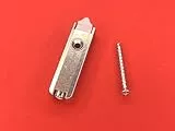 Maco Türschnäpper Balkontürschnäpper silber 20010 52502 27484 mit Befestigungsmaterial