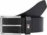 Tommy Hilfiger Herren Gürtel Hampton 4,0 cm Ledergürtel, Schwarz (Black), 95 cm