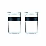 Bodum PRESSO, Set aus 2 Vorratsgläsern, Kunststoff, 0.6 l