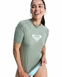Roxy Kurzärmeliges Rash-Weste, ganzes Herz, SS, für Damen, Grün