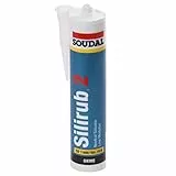 Silirub 2S - Neutrale Silikondichtung - Soudal - 290 ml kartusche, Grau