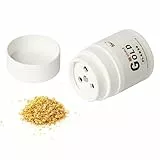 KINNO Essbare Blattgold Flocken, 50 mg 24 Karat Gold kleine Flocken Dekoratives Geschirr, Blattgold Pulver zum Kochen, Dessert, Gesichtsbehandlung, Hautpflege, Kunsthandwerk, Weihnachtsdekoration