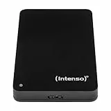 Intenso 2,5' Portable Hard Drive 1TB - Externe Festplatte mit Super Speed USB 3.2 Gen 1x1 – Schneller Speicher im kompakten Design, 5400 U/min, 8 MB Cache, Plug & Play, Certified refurbished, schwarz