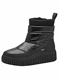 s.Oliver Damen Stiefel ohne Absatz Wasserabweisend Vegan, Schwarz (Black), 39 EU
