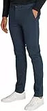 Tommy Hilfiger Herren Chino Hose Bleecker Printed Structure Slim Fit, Blau (Desert Sky), 28W/36L
