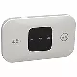 Elprico 4G-WLAN-Router, 150 Mbit/s Kabelloser LTE-Router mit SIM-Kartensteckplatz, Unterstützt 10 Geräte, 2100 MAh Akku, USB-WLAN-Modem für Büro, Reisen, Zuhause