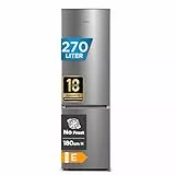 Midea MERB276FGE02A Kühl-/Gefrierkombination/180 cm Höhe/NoFrost/Doppelte Steuerung/Super-Kühlfunktion/219 kWh/Jahr/199L Kühlteil/71L Gefrierteil