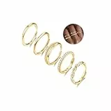 YADOCA Ringe Gold Damen Wasserfest Ring Verstellbar Statement Ringe Damen Damenring Daumenringe Fingerring Stapelringe Verlobungsring Promise Ring Set Schmuck