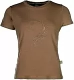 HKM Damen Livigno Horse Head T-Shirt, Taupe, L