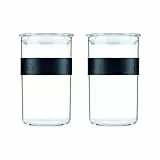 Bodum PRESSO, Set aus 2 Vorratsgläsern, Kunststoff, 1 l
