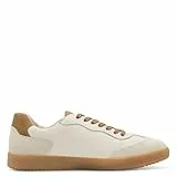 s.Oliver Damen Sneaker flach mit Schnürsenkeln Freizeit, Beige (Cream Comb), 40 EU