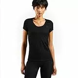 Odlo Unterhemd Damen Kurzarm Active F-Dry Light I Funktionsshirt I Funktionsunterwäsche Kurzarm Sportunterhemd I Damen