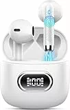 Drsaec Bluetooth 5.4 Kopfhörer, In Ear Kabellos Bluetooth 2025 Neu Kabellose Kopfhörer mit 4 ENC Mic, Noise Cancelling Earbuds 42Std Tiefer Bass, IP7 Wasserdicht Sport Ohrhörer, LED-Anzeige