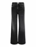 Kids ONLY Mädchen Kogjuicy Life Wide Leg DNM Dcc369 Noos Hose, Washed Black, 152 EU